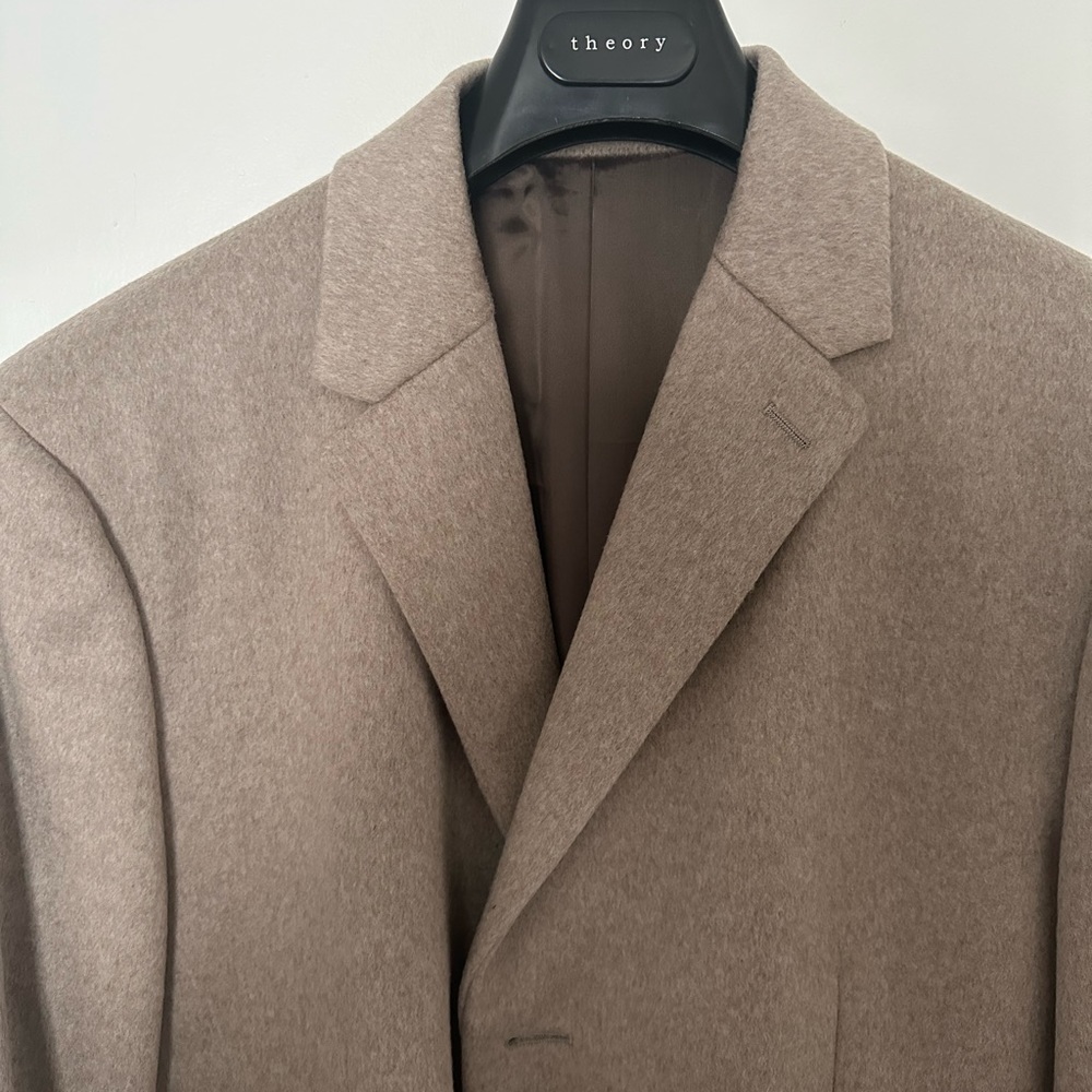 Theory Single Breasted Overcoat
